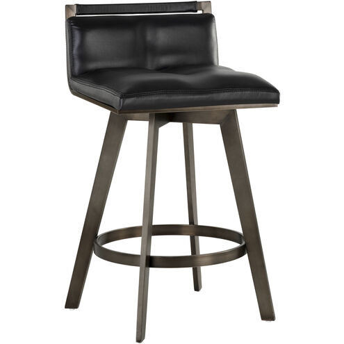 Arizona 32.5 inch Castillo Black Swivel Counter Stool, Swivel